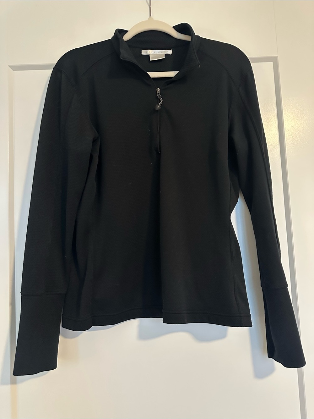 Nike Black Long-Sleeve Quarter Zip Pullover